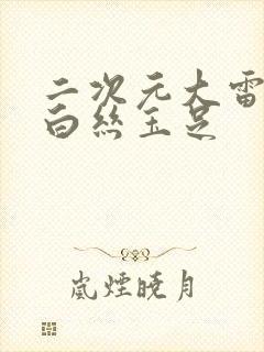 二次元大雷美女白丝玉足