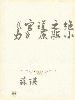 《官道之绝对权力》原版小说