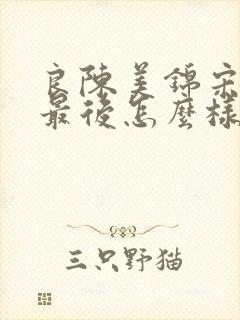 良陈美锦宋姨娘最后怎么样了