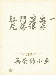 肛门突出一个硬疙瘩很疼