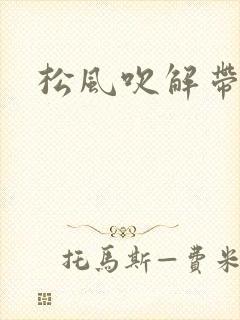 松风吹解带