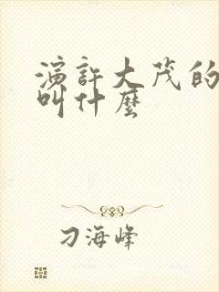 演许大茂的演员叫什么