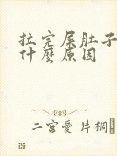 拉完屎肚子痛是什么原因