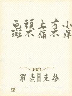 龟头上有小片红斑不痛不痒是怎么回事