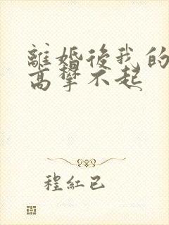 离婚后我的前妻高攀不起封面
