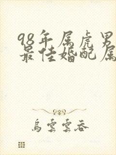 98年属虎男生最佳婚配属相封面