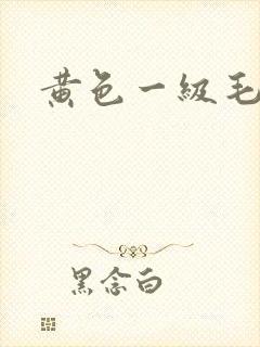 黄色一级毛一片
