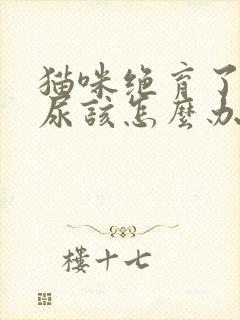 猫咪绝育了还乱尿该怎么办封面