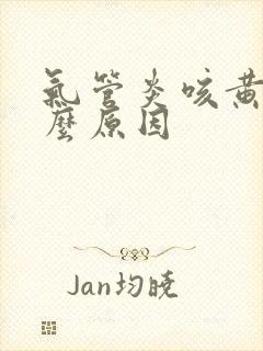 气管炎咳黄痰什么原因