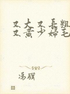 又大又长粗又爽又黄少妇毛片封面