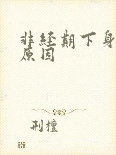 非经期下身出血原因