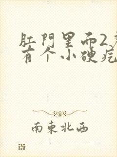 肛门里面2厘米有个小硬疙瘩