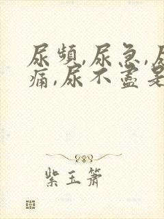 尿频,尿急,尿痛,尿不尽是怎么回事