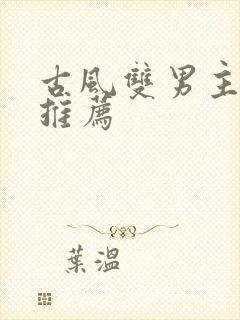 古风双男主动漫推荐