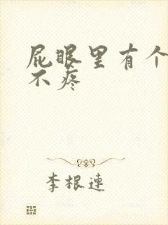 屁眼里有个肉球不疼