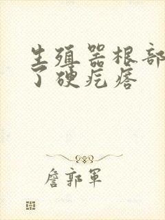 生殖器根部长个了硬疙瘩封面