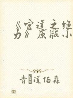 《官道之绝对权力》原版小说