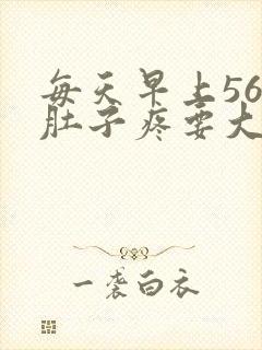 每天早上56点肚子疼要大便