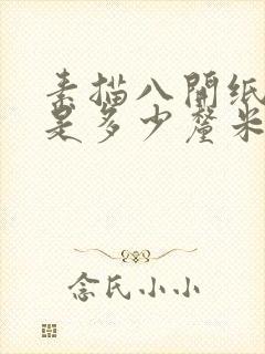 素描八开纸尺寸是多少厘米封面