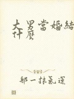 大男当婚结局是什么