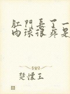 肛门长了一个小肉球很疼是怎么回事