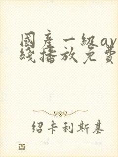 国产一级av在线播放免费