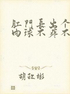 肛门长出个肉色肉球不疼不痒什么原因