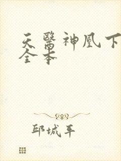天医神凰下载 全本