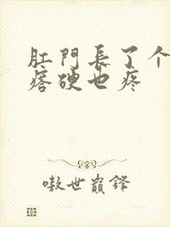 肛门长了个肉疙瘩硬也疼封面