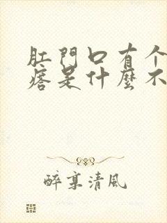 肛门口有个肉疙瘩是什么不痛不痒封面