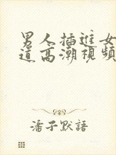 男人插进女人阴道高潮视频