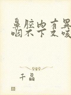 鼻腔内有异物感咽不下又咳不出来