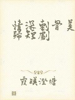 情深刺骨美人迟归短剧