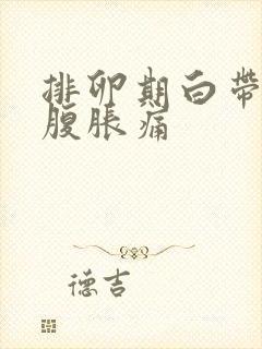 排卵期白带多小腹胀痛封面