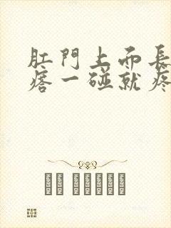 肛门上面长个疙瘩一碰就疼