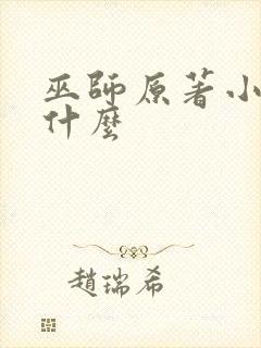 巫师原著小说叫什么