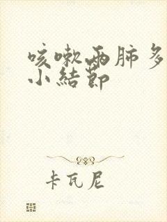 咳嗽两肺多发微小结节