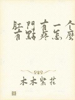 肛门有一个肉球有点疼怎么回事