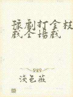 豫剧打金枝全场戏全场戏封面