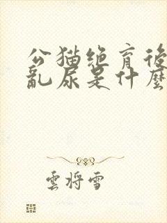 公猫绝育后还会乱尿是什么原因