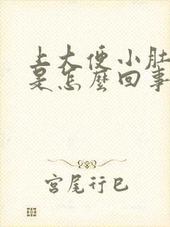 上大便小肚子疼是怎么回事