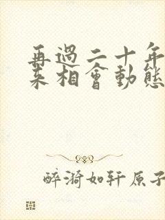 再过二十年我们来相会动态谱伴奏