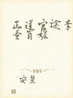 正道官途李初年童肖媛