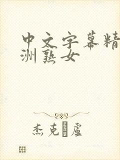 中文字幕精品亚洲熟女