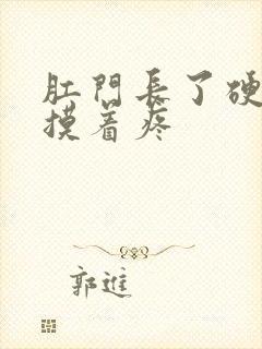 肛门长了硬疙瘩摸着疼