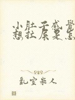 小肚子感觉下坠想拉屎是怎么回事啊