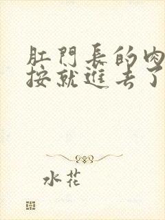 肛门长的肉球一按就进去了封面