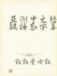 亚洲中文丝袜美腿诱惑字幕封面