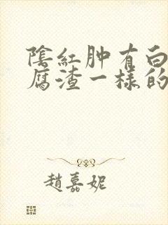 阴红肿有白色豆腐渣一样的分泌物