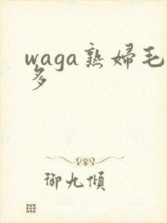 waga熟妇毛多